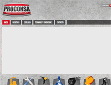 Tablet Screenshot of proconsamexico.com